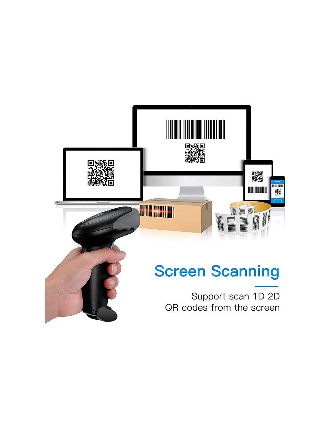 LECTOR AVPOS CODIGOS 2D + QR 930 USB