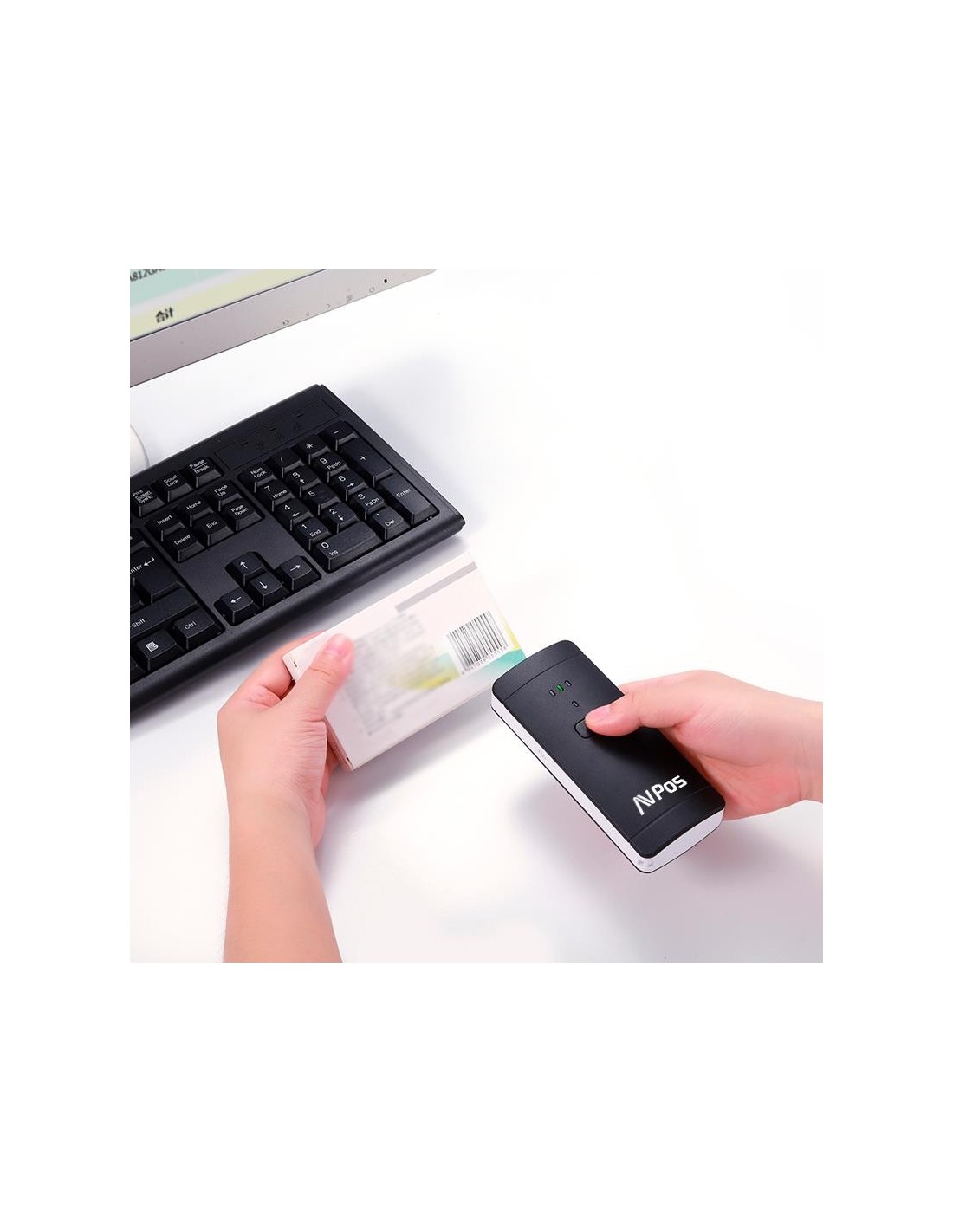 LECTOR AVPOS CODIGO 1D + 2D BP200 POCKET PORTATIL BLUETOOTH USB