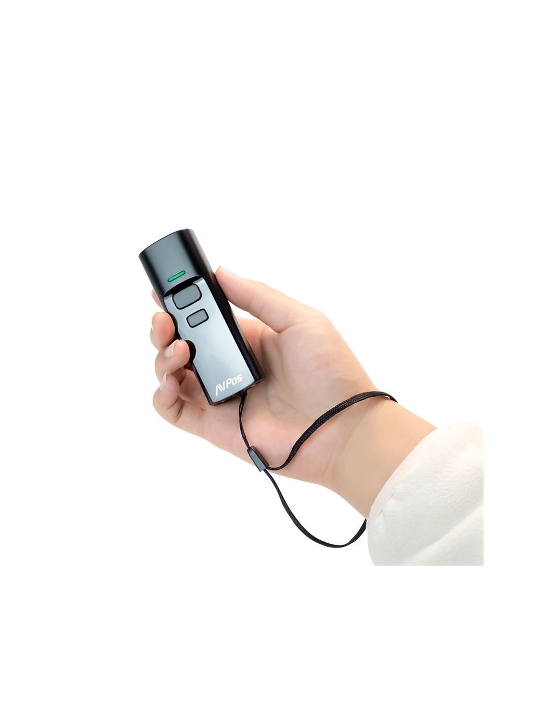 LECTOR CODIGOS AVPOS PORTATIL 2D + QR BT03 WIRELESS 2.4 + BLUETOOTH + BASE
