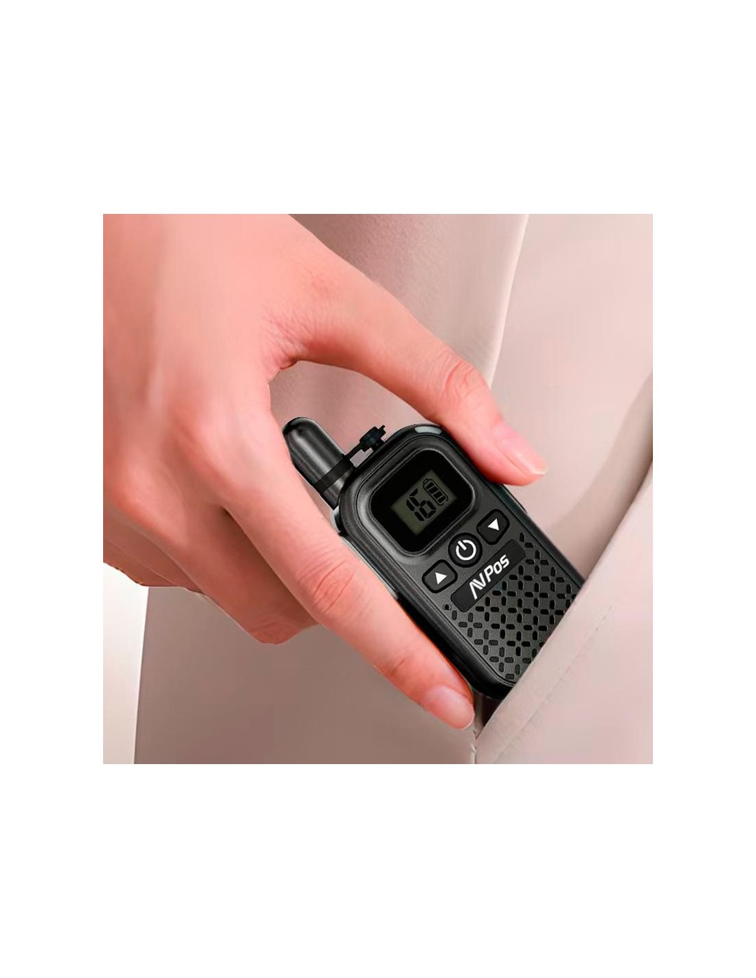 WALKIE TALKIE AVPOS COMM X25 + CABLE USB C