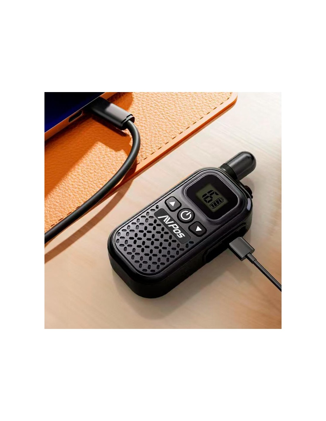 WALKIE TALKIE AVPOS COMM X25 + CABLE USB C