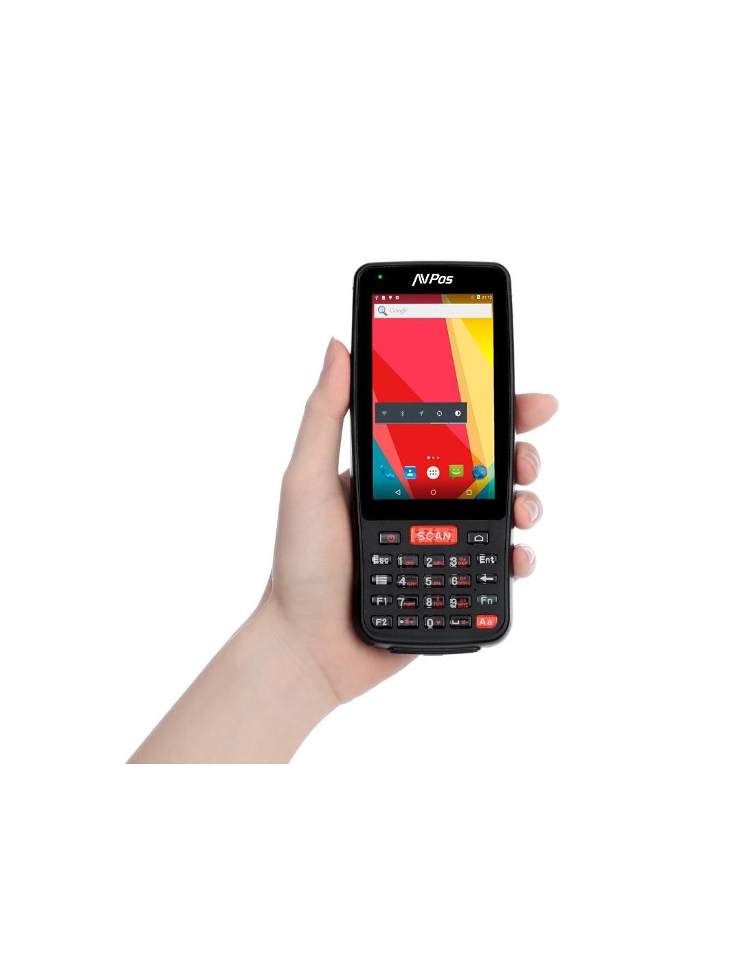 CAPTURADOR PDA AVPOS DC41 4 QUAD/2GB/16GB/NFC/2D/4G/KEYB ANDROID