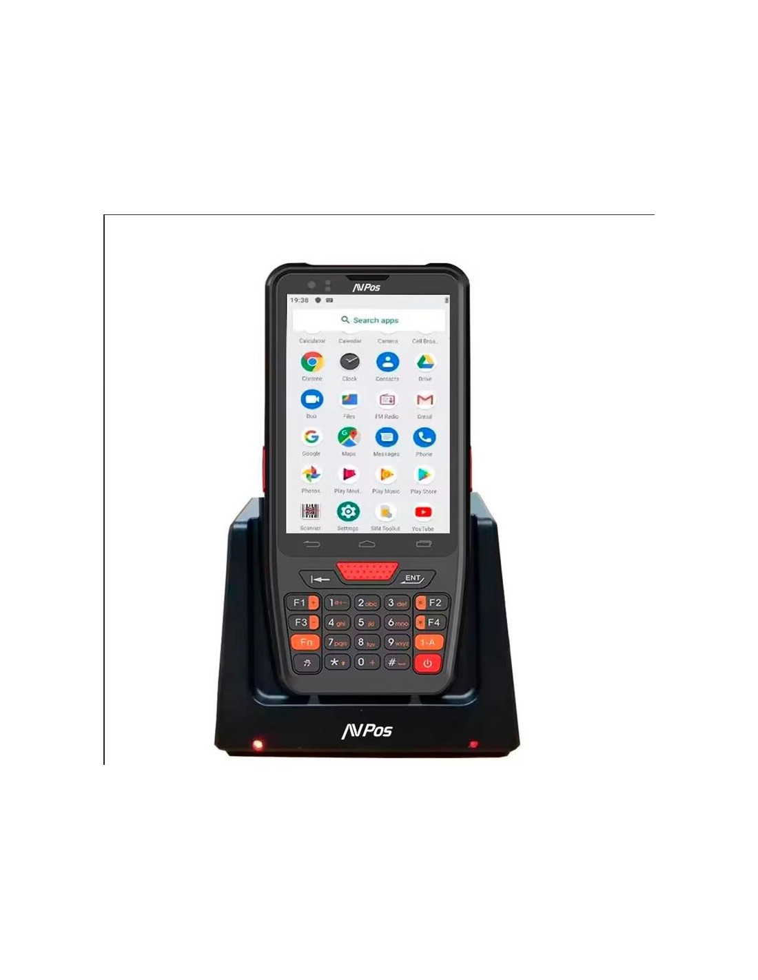 CAPTURADOR PDA AVPOS DC45 4 OCTA/4GB/64GB/NFC/2D/4G/KEYB ANDROID