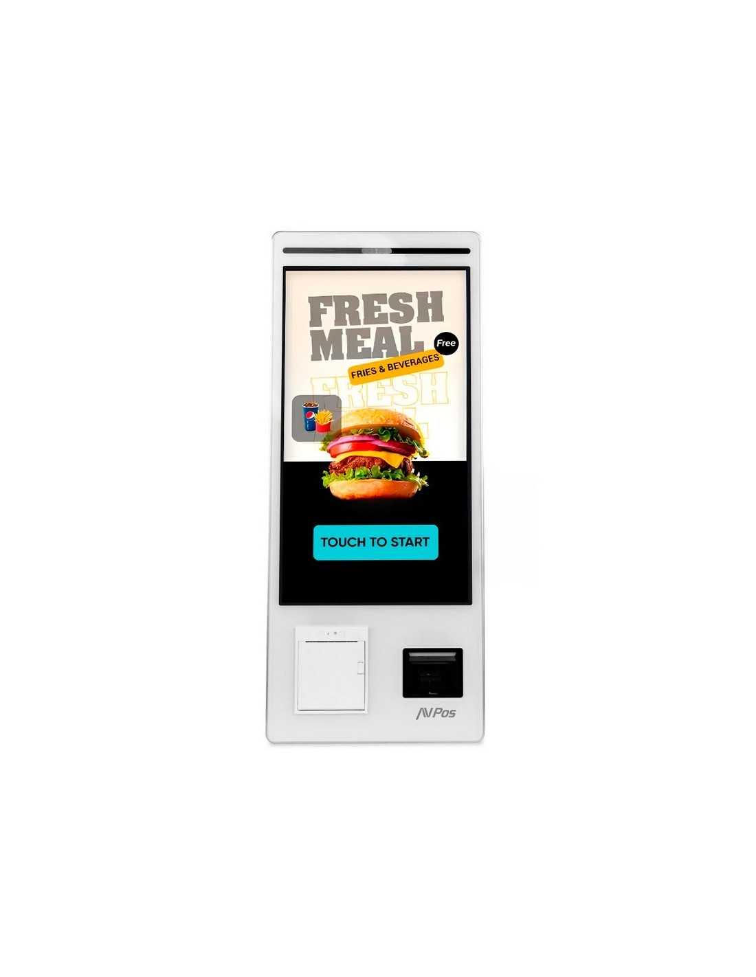 KIOSKO AUTOSERVICIO AVPOS SUELO 27 I5 10TH/8G/256G/WIFI/PRINTER/2D/W11P WH