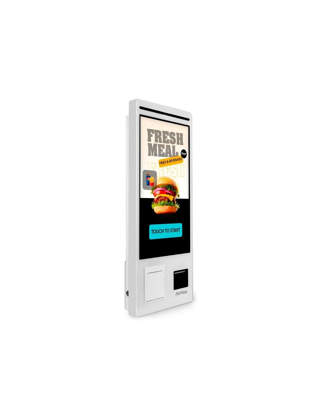 KIOSKO AUTOSERVICIO AVPOS SUELO 27 I5 10TH/8G/256G/WIFI/PRINTER/2D/W11P WH