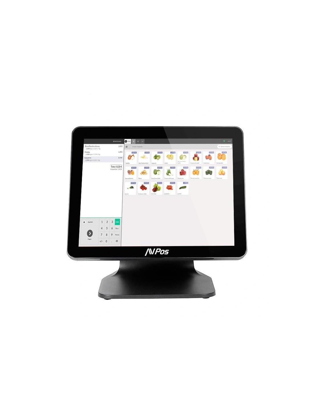TPV AVPOS K4000 15 SLIM TACTIL N100/8GB/SSD128GB/W11P/BLACK 3YR GARANTIA