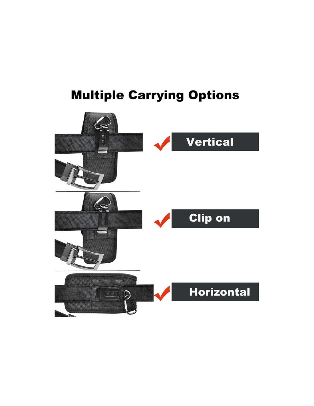 FUNDA AVPOS CON CLIP DE CINTURON PDA/SMARTPHONE HASTA 6.8”
