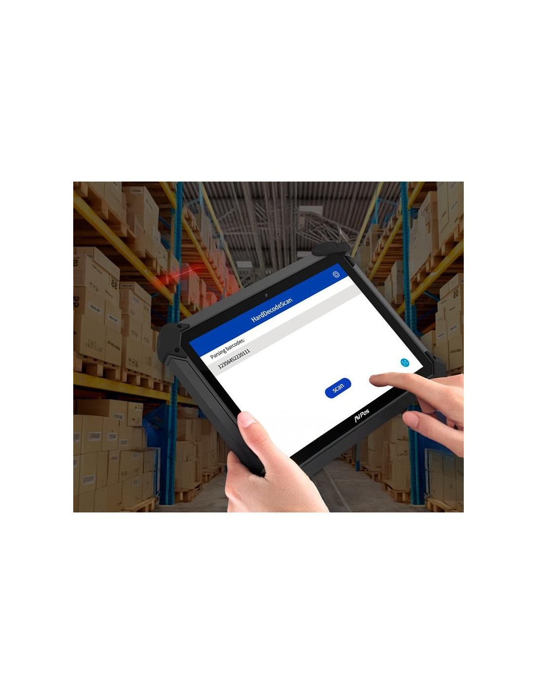 TABLET CAPTURADOR AVPOS RT1000 10.1 QUAD/6GB/128GB/WIFI/BT/NFC/2D/4G/ANDRO