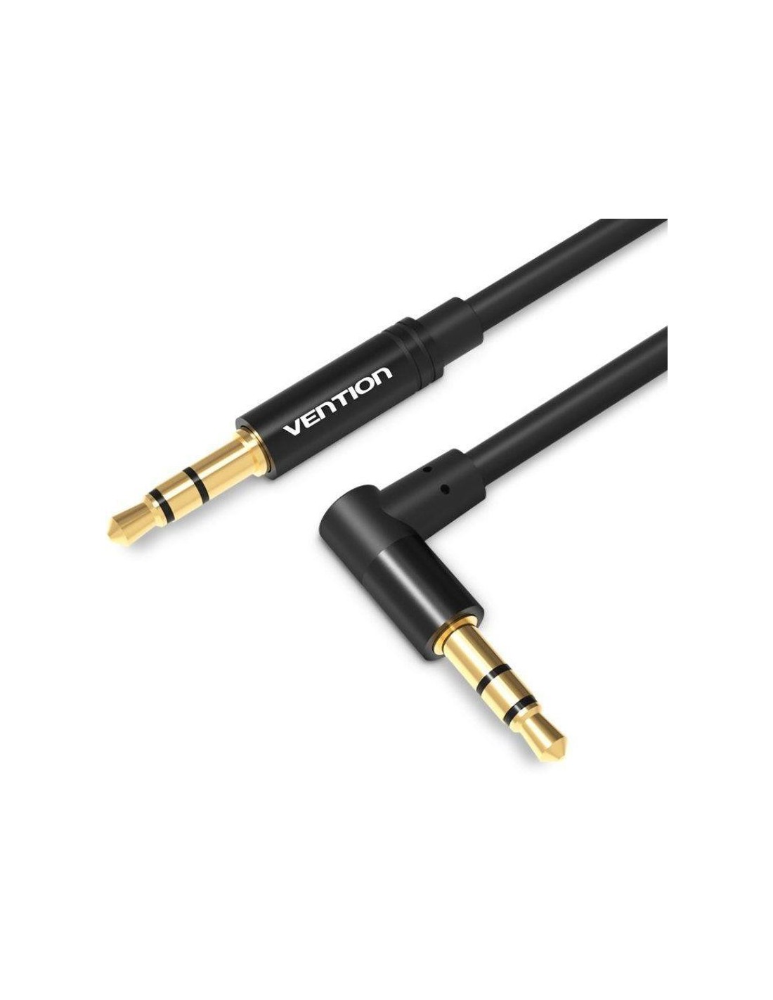 CABLE AUDIO VENTION JACK 3.5/M - JACK 3.5/M ACODADO 1M BLACK