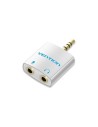ADAPTADOR AUDIO VENTION JACK 3.5/M - 2X JACK 3.5/H WHITE