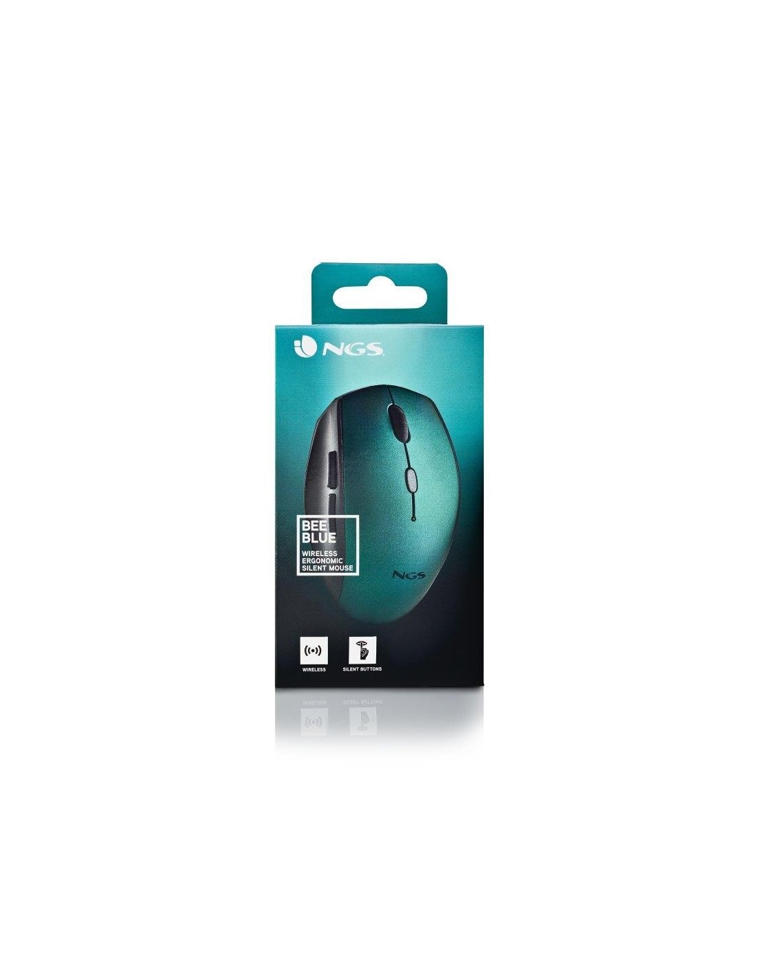 RATON NGS BEE BLUE ERGONOMICO WIRELESS SILENT BLUE
