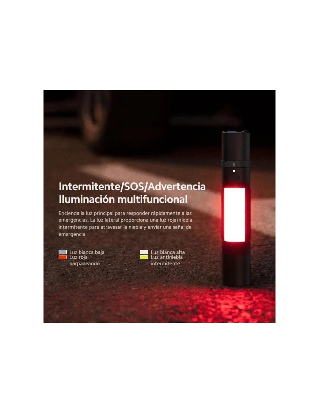 LINTERNA XIAOMI MULTIFUNCION FLASHLIGHT RECARGABLE