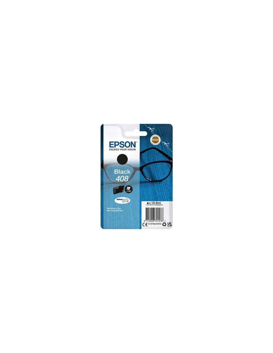 TINTA EPSON C13T09J14010 T09J1 BLACK WF-4810DTWF 408