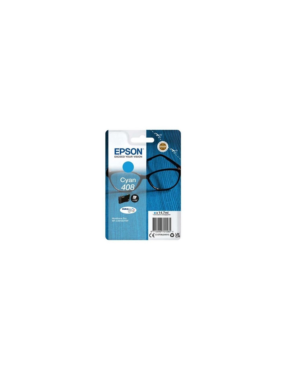 TINTA EPSON C13T09J24010 T09J2 CYAN WF-4810DTWF 408