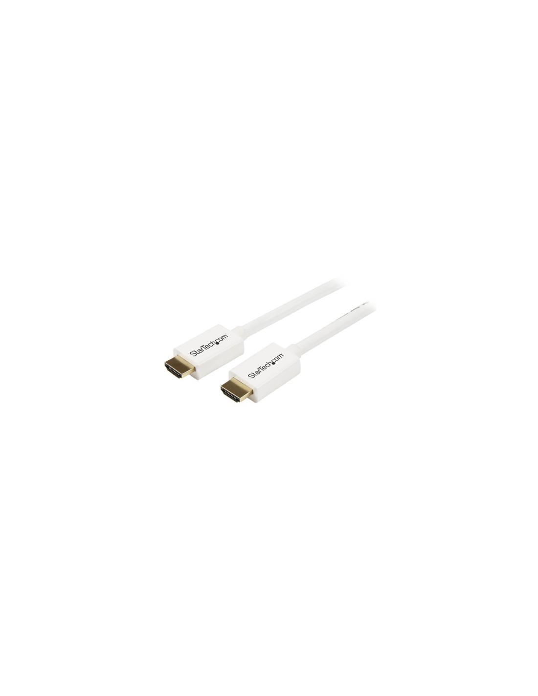 StarTech.com Cable HDMI de alta velocidad de 5m - Macho a Macho - CL3 Instalación en Pared - Ultra HD 4k x 2k - Blanco