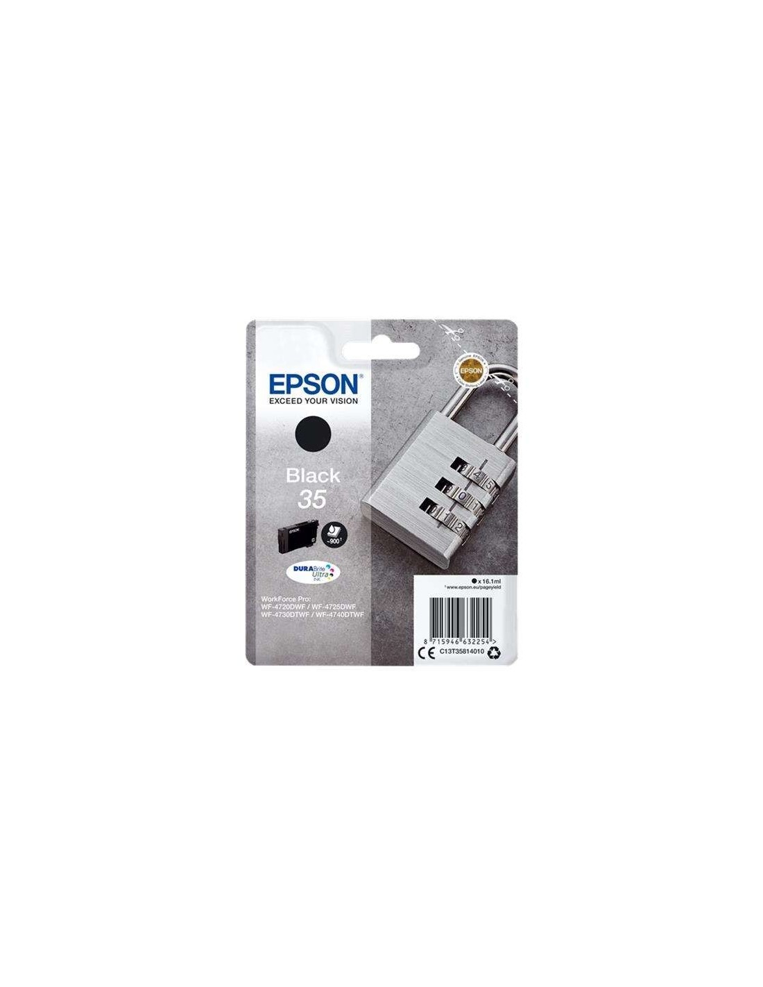 TINTA EPSON C13T35814010 BLACK 35 DURABRITE ULTRA T3581
