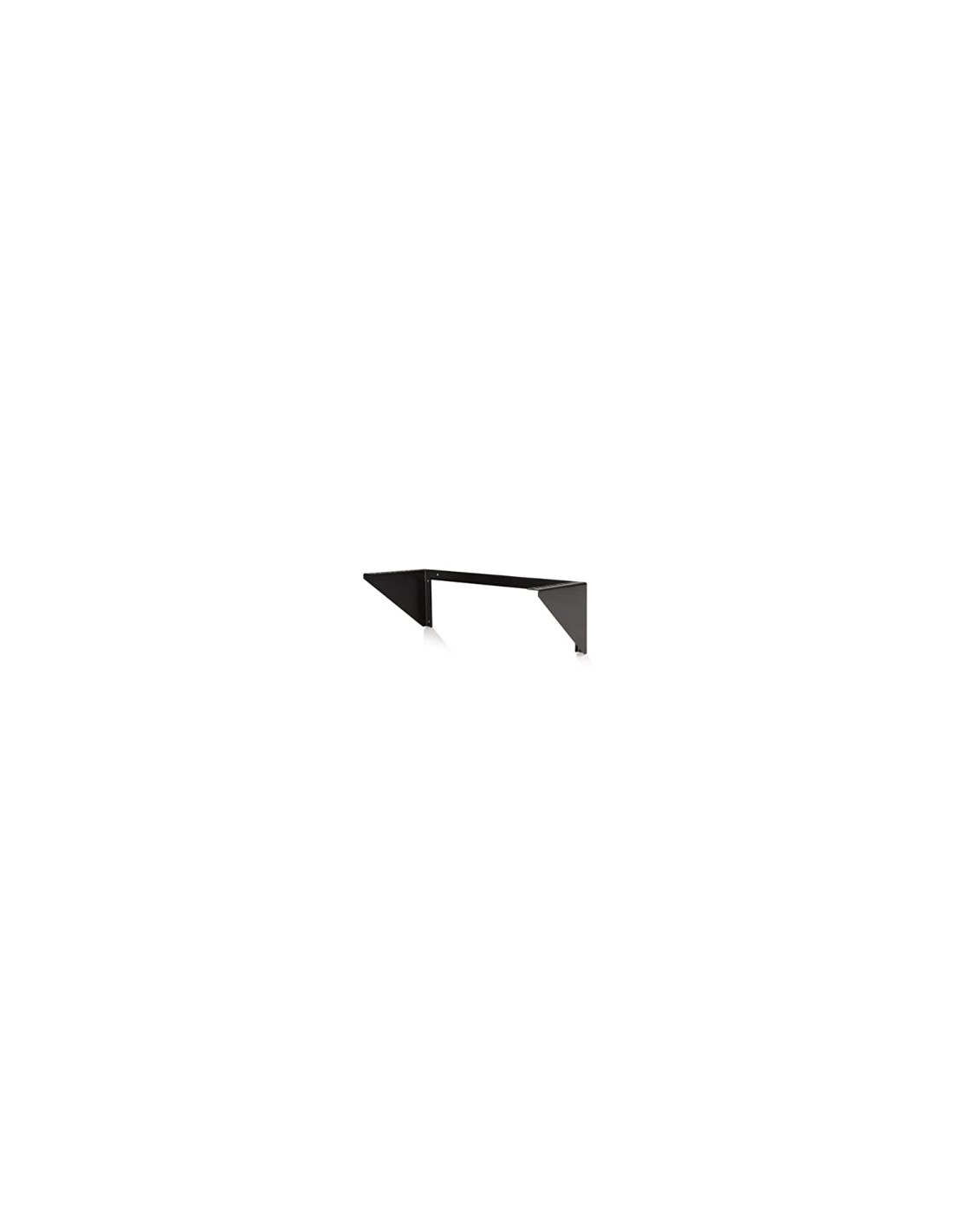 StarTech.com Abrazadera Bracket de Acero Vertical de Montaje en Pared para Rack de Servidores - 4U 19 Pulgadas - Negro