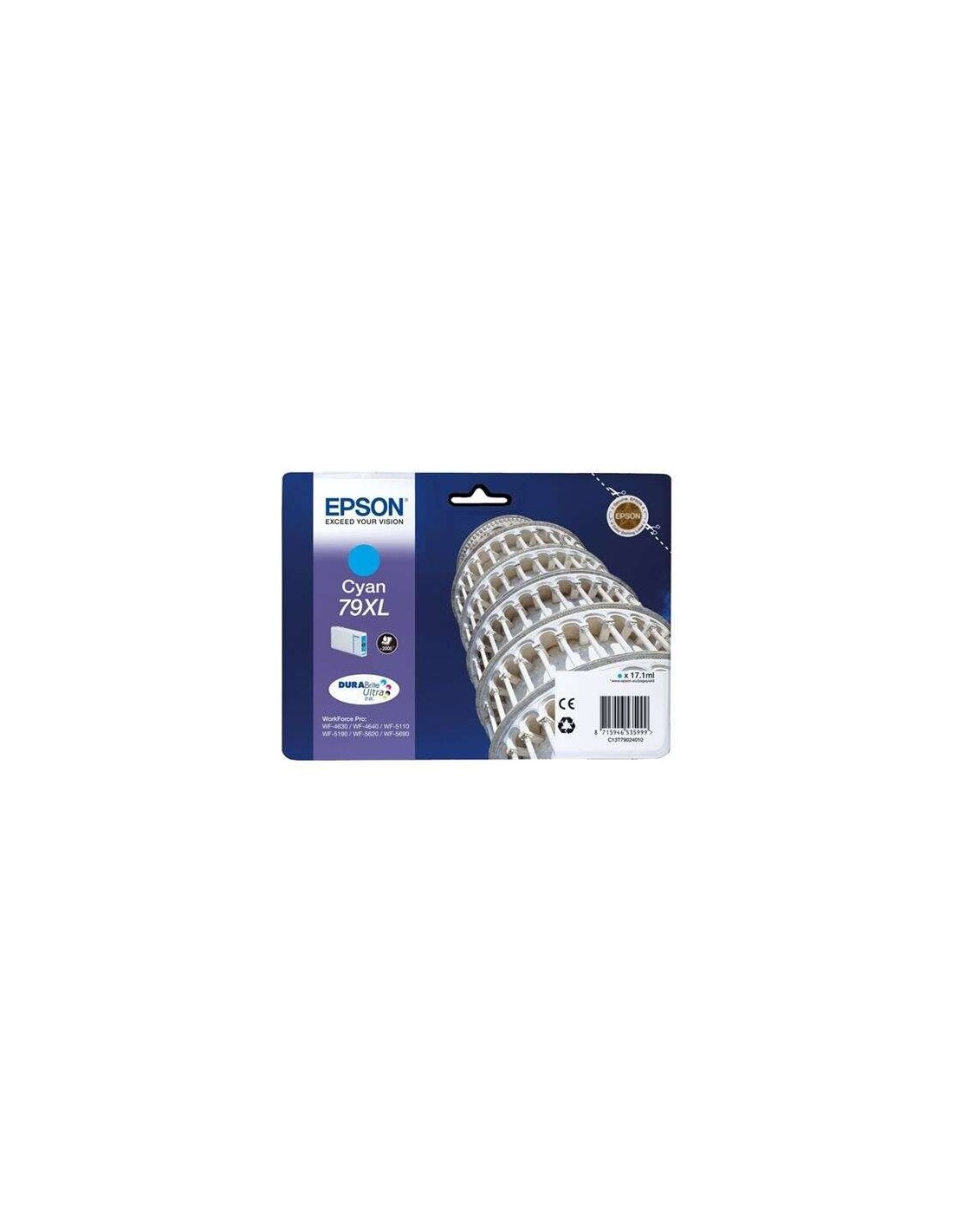 TINTA EPSON C13T79024010 T7902 CYAN 79XL