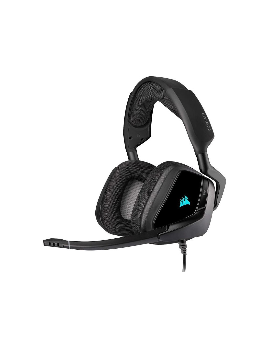 AURICULARES + MICROFONO CORSAIR VOID USB ELITE GAMING HEADSET RGB 7.1 BLACK