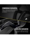AURICULARES + MICROFONO CORSAIR VOID USB ELITE GAMING HEADSET RGB 7.1 BLACK