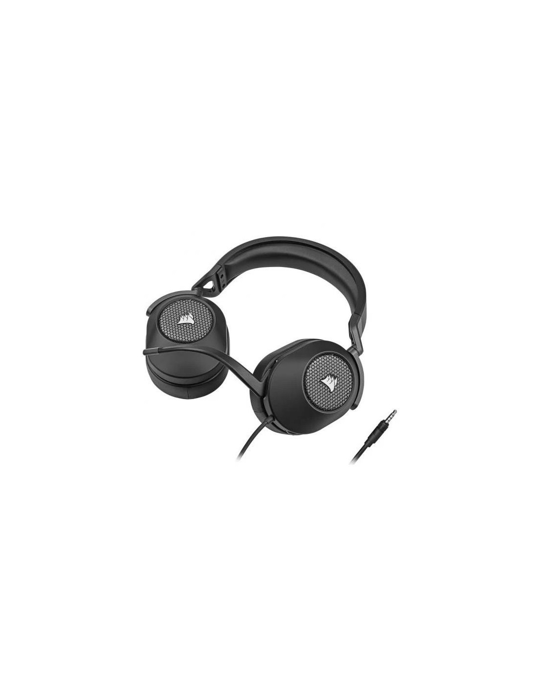 AURICULARES + MICROFONO CORSAIR HS65 USB GAMING HEADSET RGB 7.1 BLACK