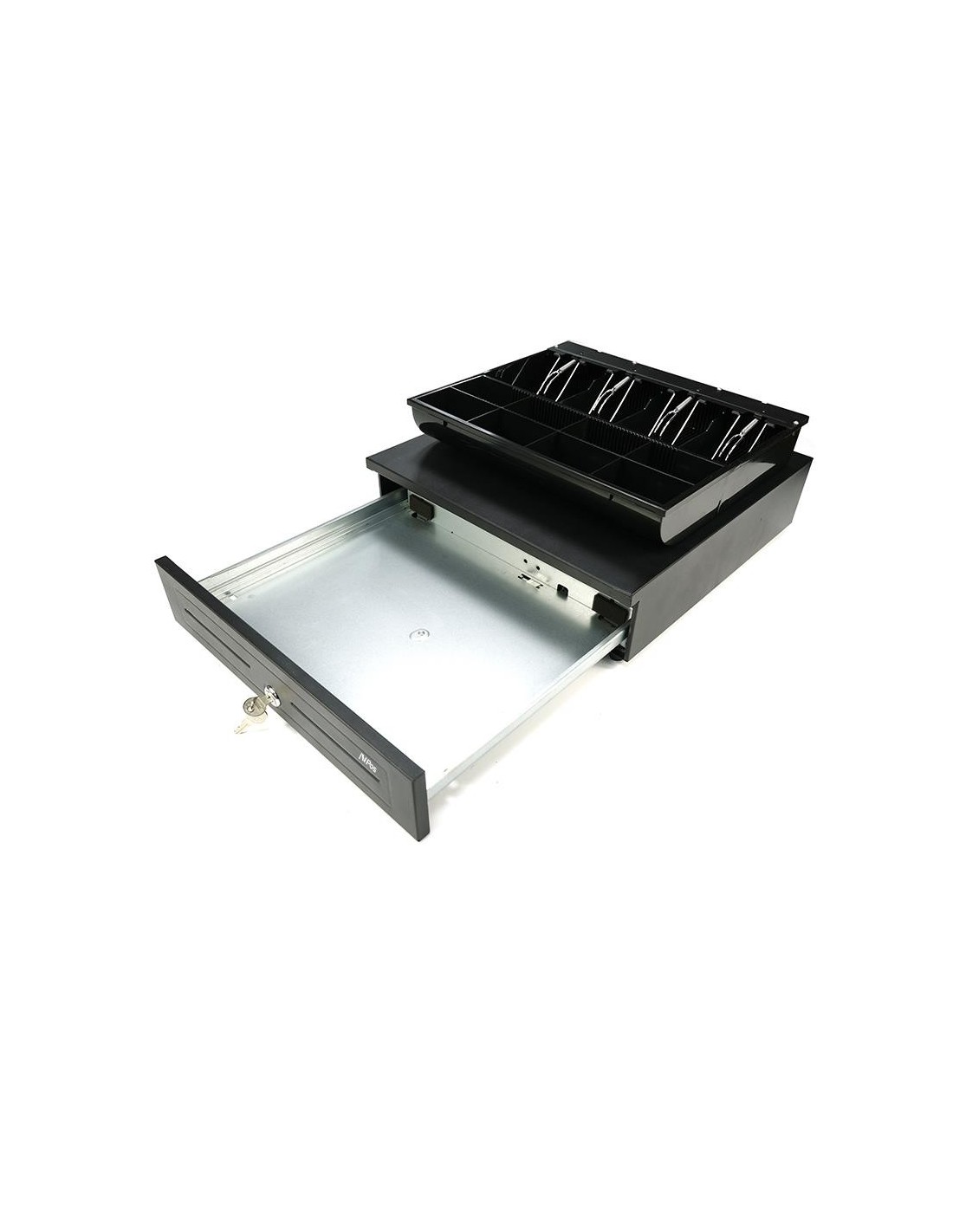 CAJON PORTAMONEDAS AVPOS U290 41CM ACERO ALTA RESISTENCIA BANDEJA EXTRAIBLE
