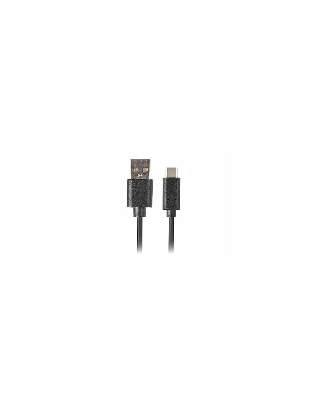CABLE LANBERG USB 2.0 USB-C/M A USB-A/M 3M