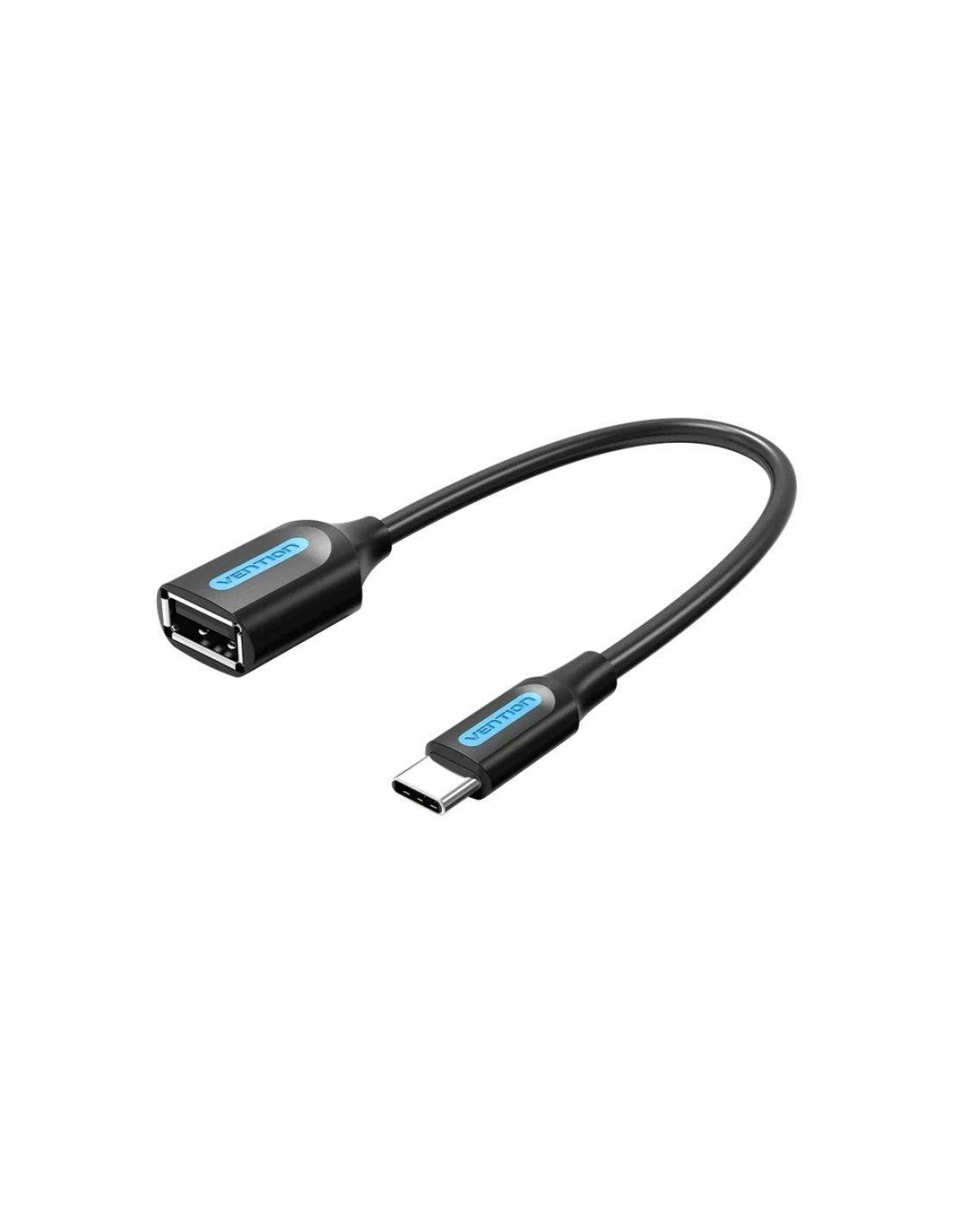 CABLE CONVERSOR VENTION USB-C/M - USB-A/H 15CM BLACK