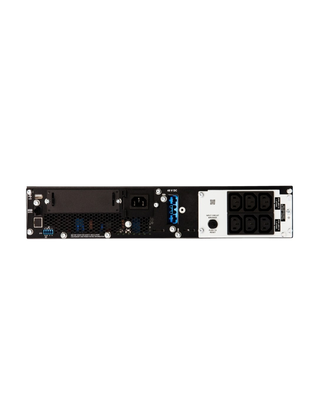 APC sistema de alimentación ininterrumpida (UPS) Doble conversión (en lÍ­nea) 1500 VA, 1500 W Negro