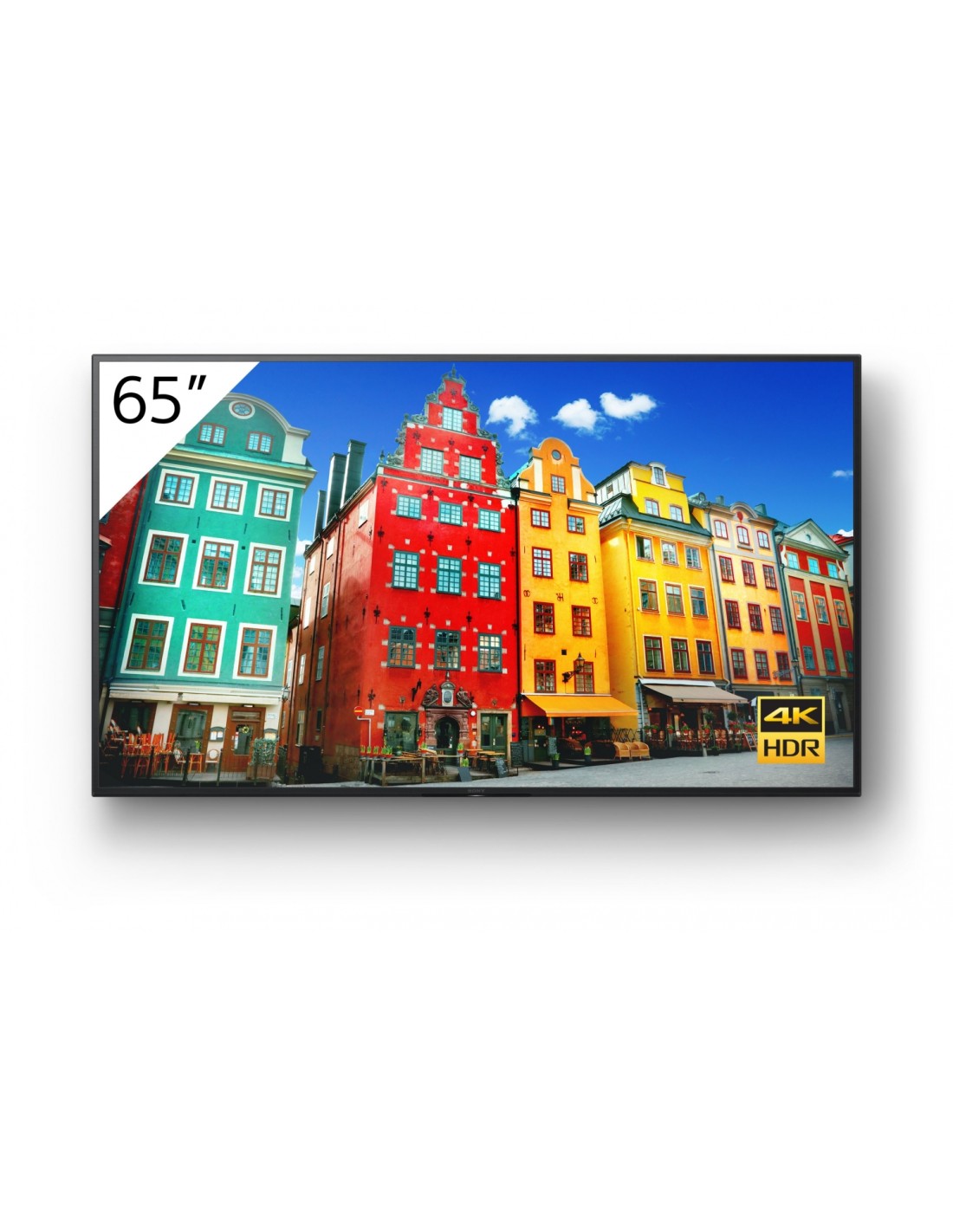 Sony Pantalla plana para señalización digital 3840 x 2160 Pixeles 4K Ultra HD 65P IPS Negro Procesador incorporado