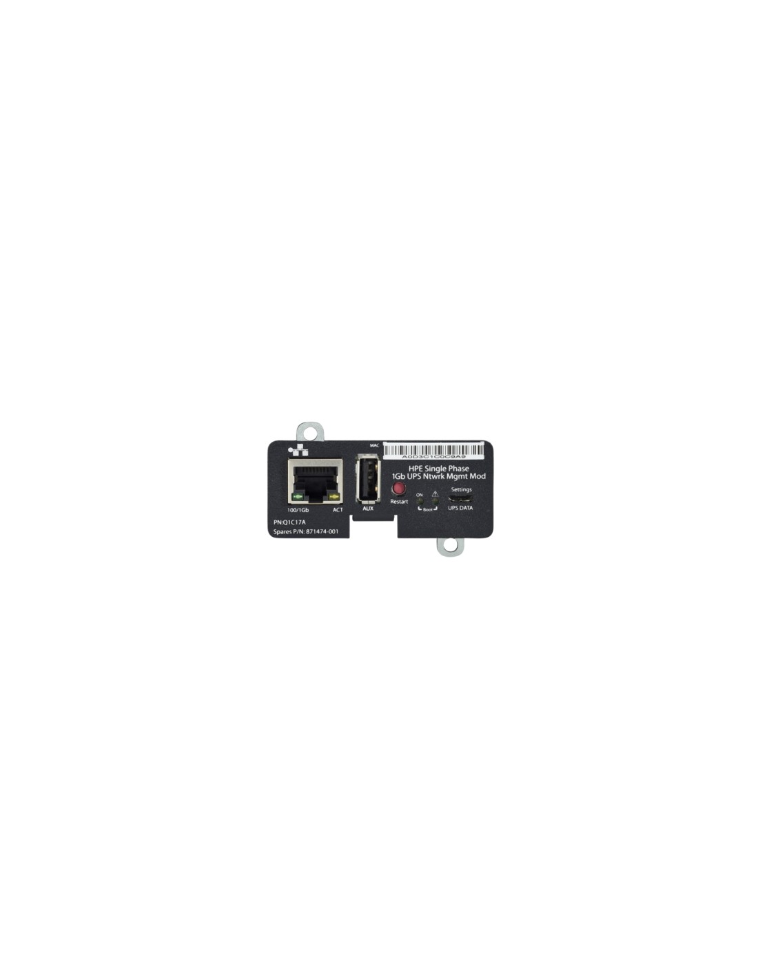 Hewlett Packard Enterprise componente de interruptor de red Negro, Metálico