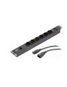 APC unidad de distribucion de energia (PDU) 7 salidas AC 1U negro