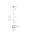 SOPORTE MONITOR AISENS TECHO 23-43 50KG INCLINABLE EXTENSIBLE  BLACK