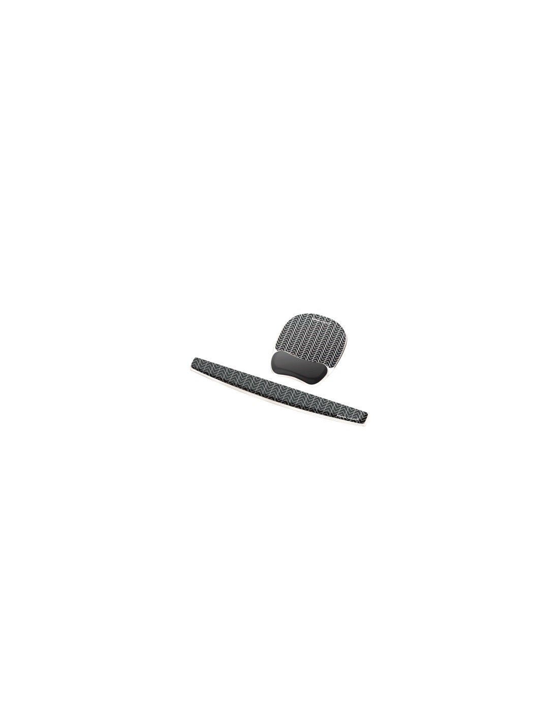 Fellowes 9653601 descansa muñecas Gel Negro, Gris