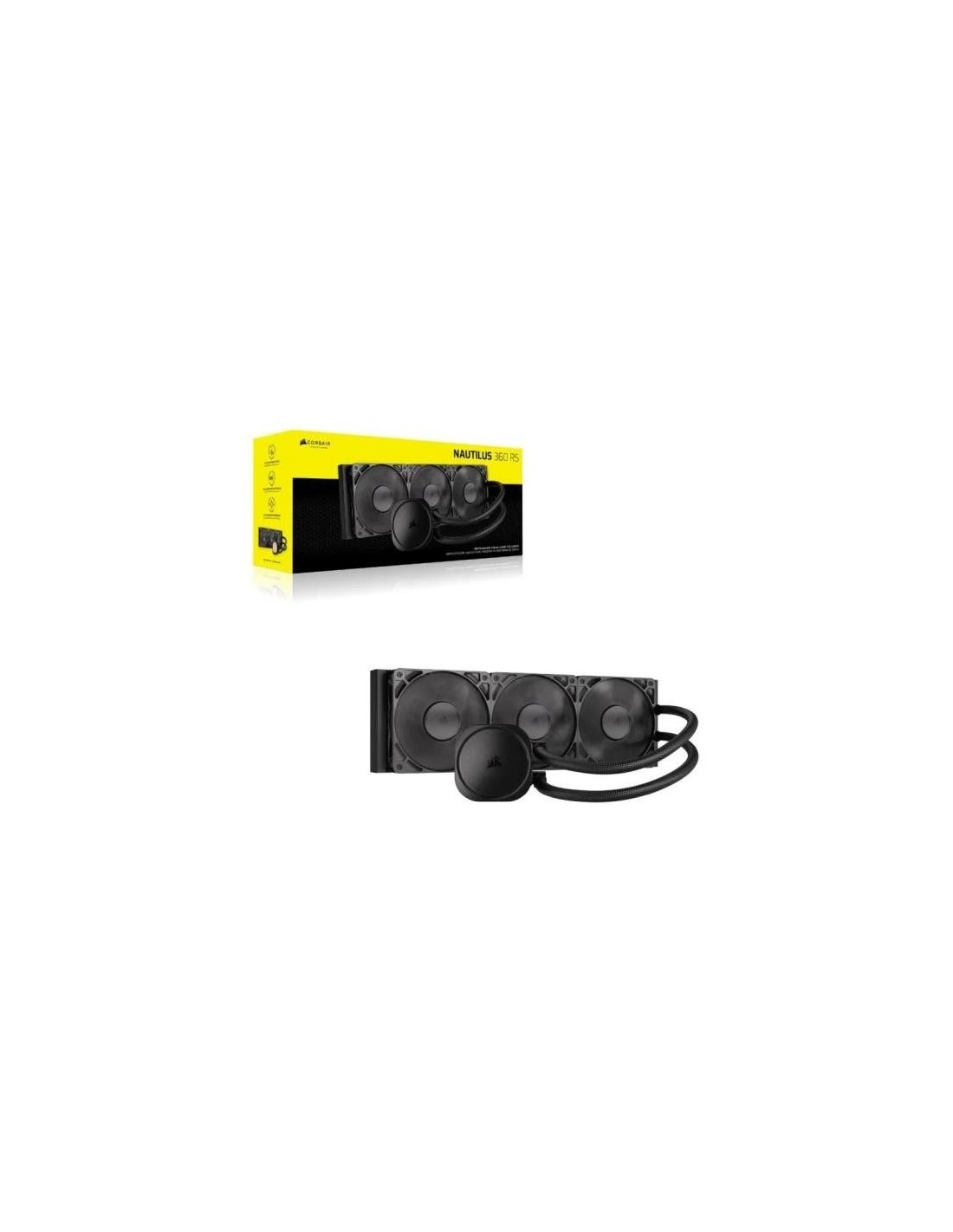 REFRIGERACION LIQUIDA CPU CORSAIR NAUTILUS 360MM BLACK