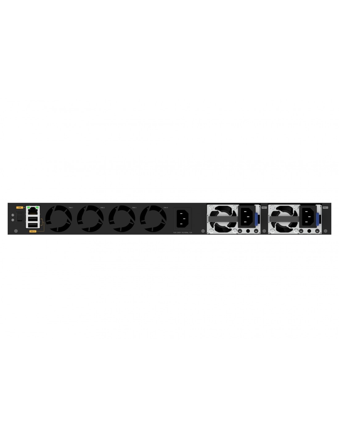NETGEAR M4350-48G4XF Gestionado L3 Gigabit Ethernet (10/100/1000) EnergÍ­a sobre Ethernet (PoE) 1U Negro