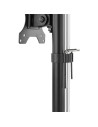 SOPORTE DE MESA TV MONITOR TOOQ REG.ALTURA GIR. INCL. 17-27 BLACK