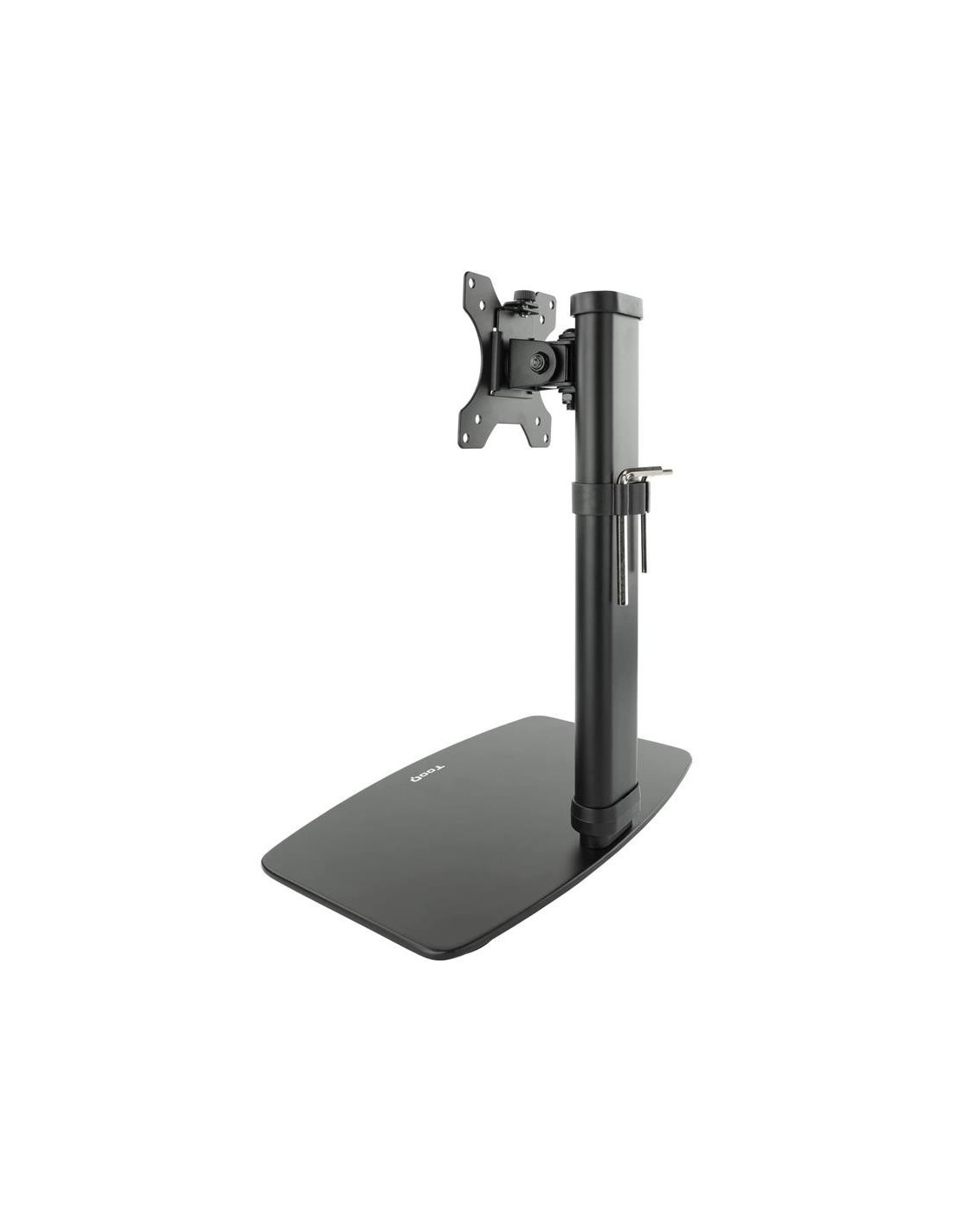 SOPORTE DE MESA TV MONITOR TOOQ REG.ALTURA GIR. INCL. 17-27 BLACK