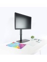 SOPORTE DE MESA TV MONITOR TOOQ REG.ALTURA GIR. INCL. 17-27 BLACK