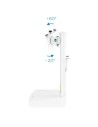 SOPORTE DE MESA TV MONITOR TOOQ REG.ALTURA GIR. INCL. 17-27 WHITE