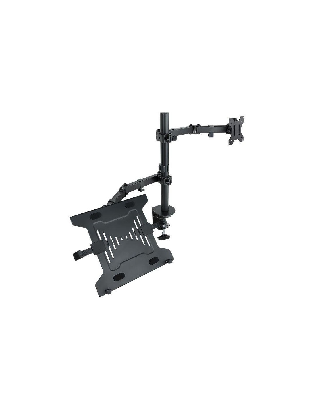 SOPORTE DE MESA MONITOR/PORTATIL TOOQ DB1200TN-B 13-32 2 BRAZOS BLACK