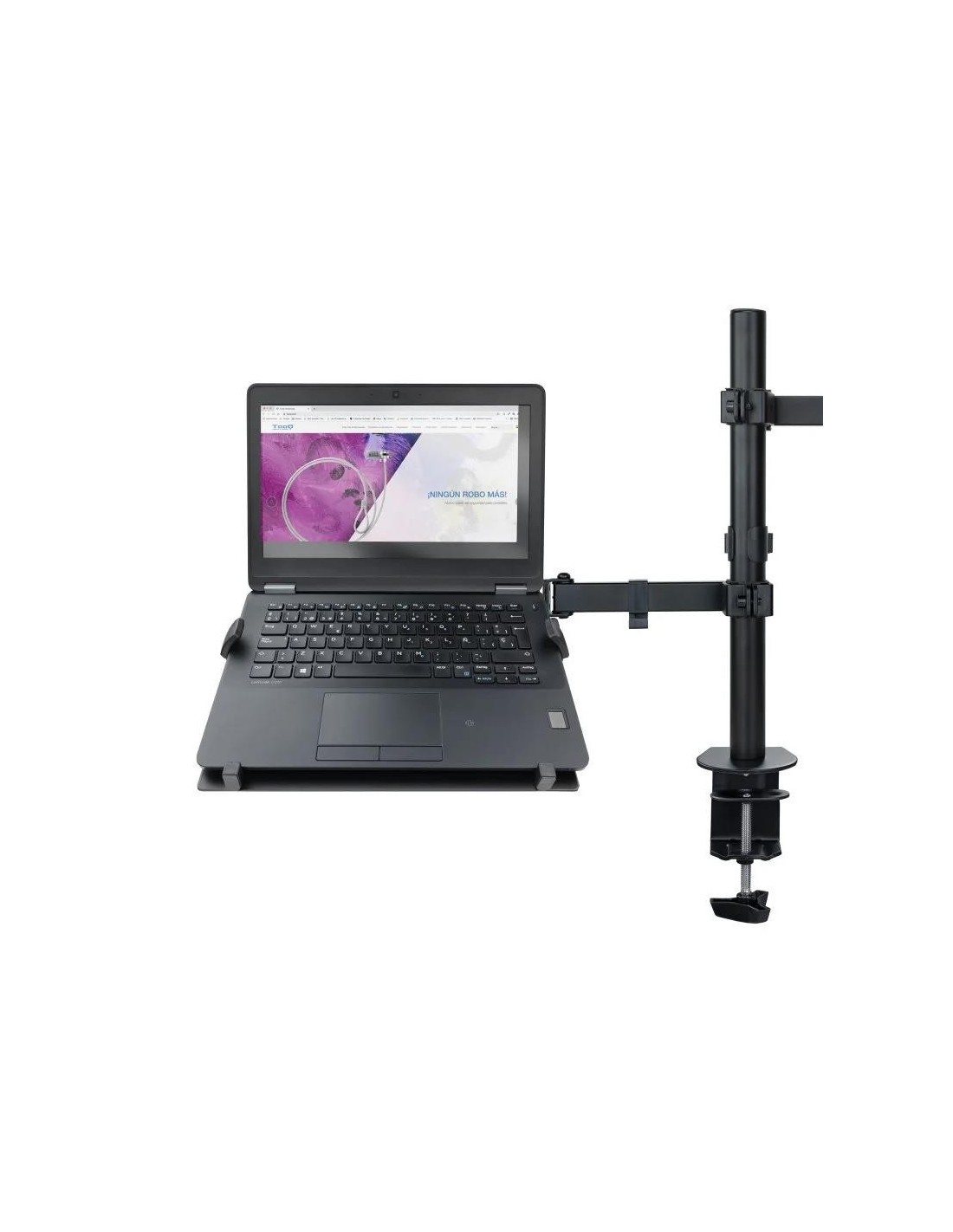 SOPORTE DE MESA MONITOR/PORTATIL TOOQ DB1200TN-B 13-32 2 BRAZOS BLACK