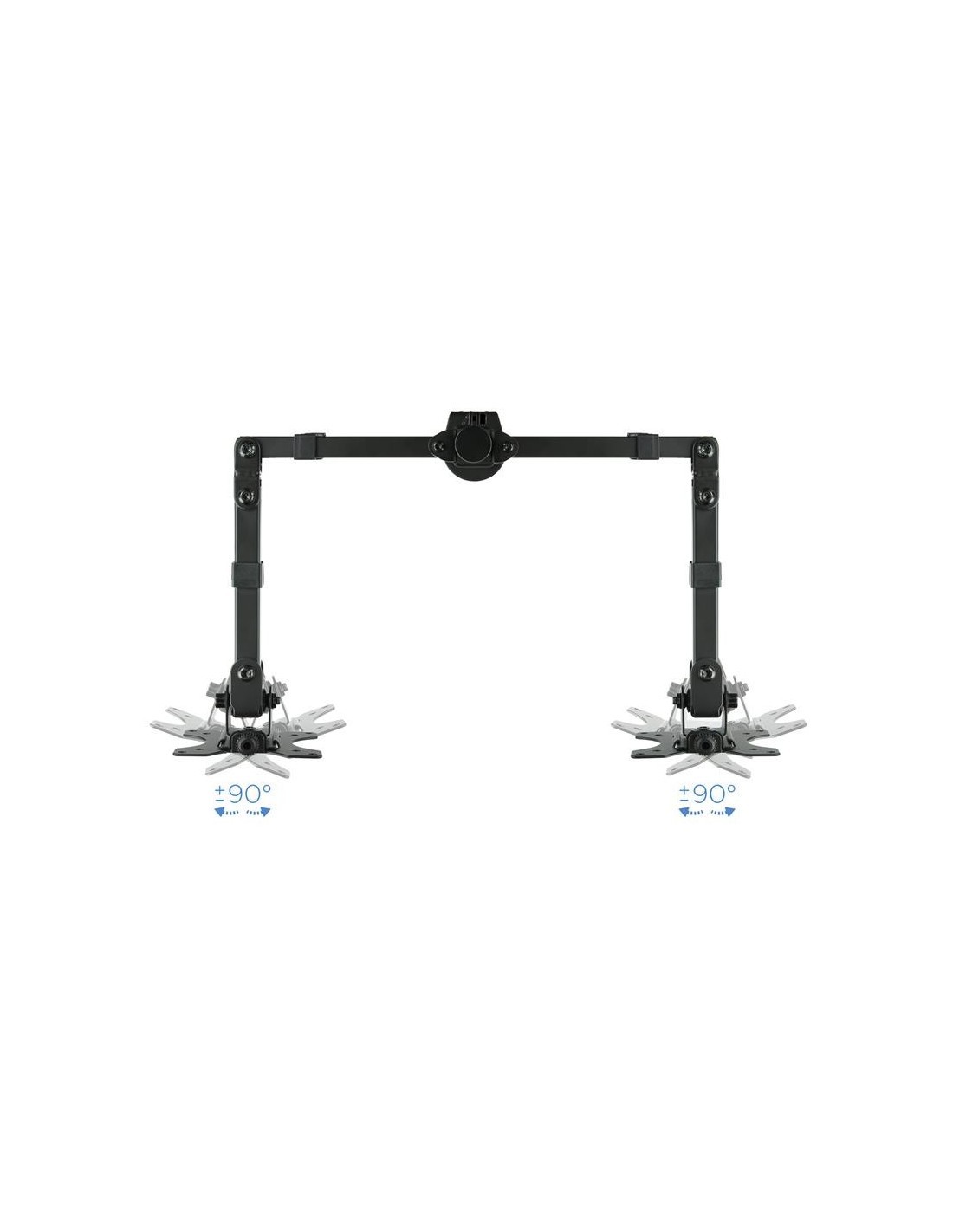 SOPORTE DE MESA TV/MONITOR TOOQ DB1232TN-B 13-32 2 BRAZOS BLACK