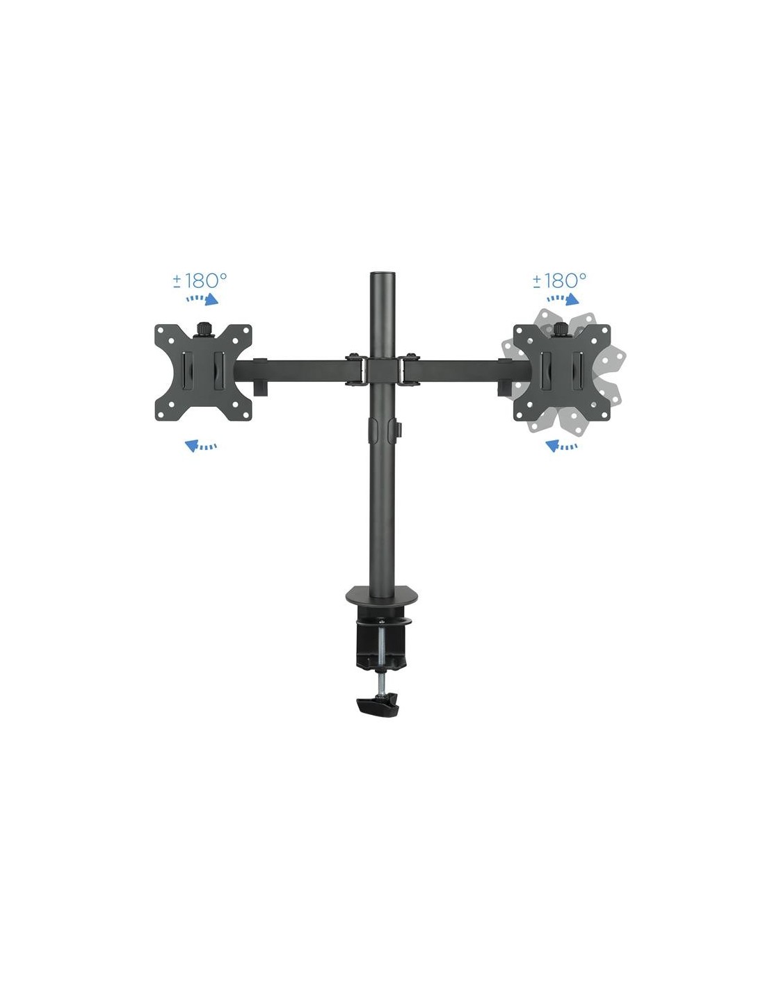 SOPORTE DE MESA TV/MONITOR TOOQ DB1232TN-B 13-32 2 BRAZOS BLACK