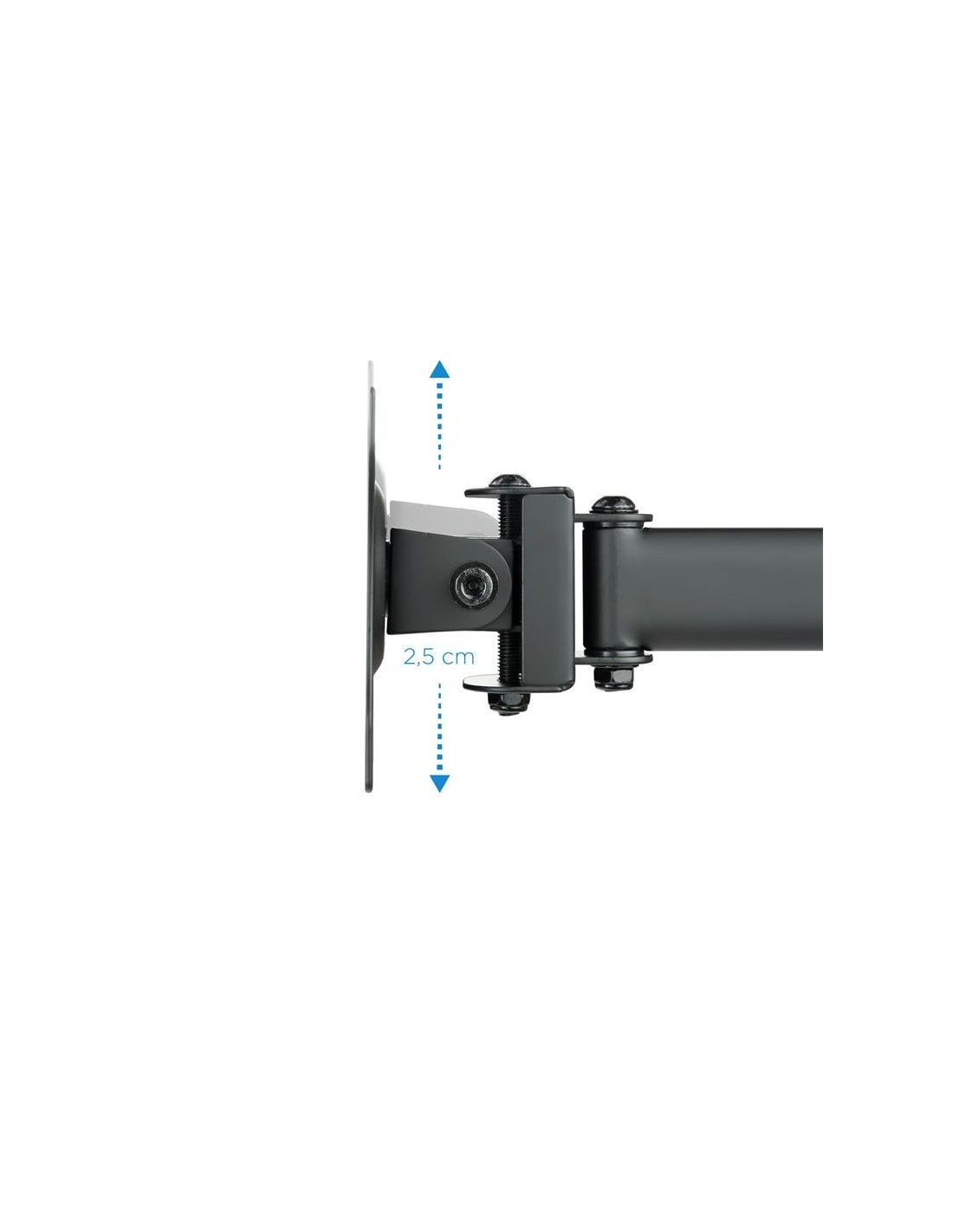 SOPORTE DE MESA TV/MONITOR TOOQ 13-27 8KG 2 BRAZOS PARA 3 PANTALLAS
