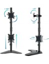 SOPORTE DE SOBREMESA MONITOR TOOQ 17-32 9KG 2 BRAZOS VERTICAL GIRA/INCLI