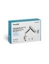 SOPORTE DE MESA TV MONITOR TOOQ GIRATORIO INCLINABLE 13-32 1 BRAZO SILVER