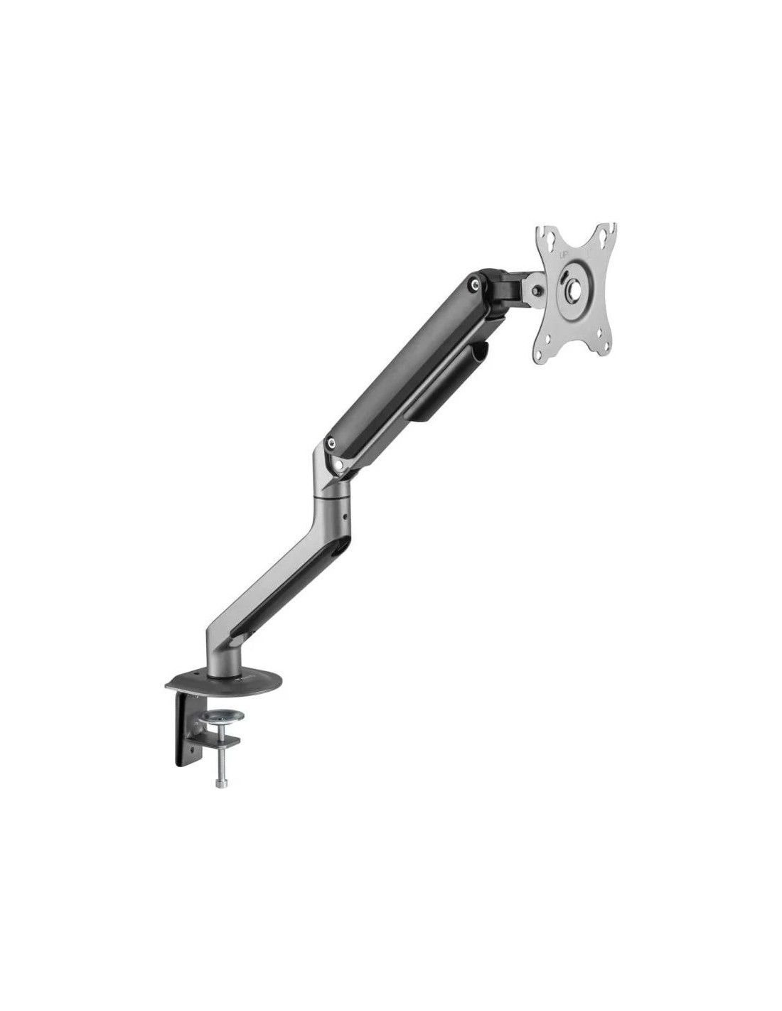 SOPORTE DE MESA TV MONITOR TOOQ ERGONOMICO ASISTIDO 17-32 BLACK/SILVER
