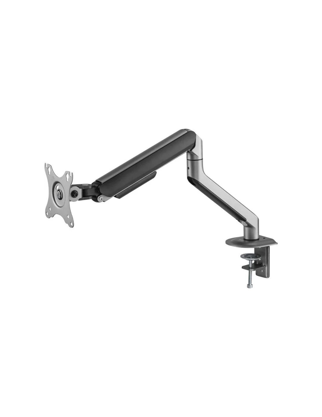 SOPORTE DE MESA TV MONITOR TOOQ ERGONOMICO ASISTIDO 17-32 BLACK/SILVER