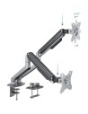 SOPORTE DE MESA TV/MONITOR TOOQ DB4132TNR-G 17-32 2 BRAZOS ASISTIDO GREY